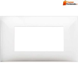 Bticino-Classia-Polimer-Plastik-Cerceve-4M-Beyaz.jpg Bticino Classia Polimer Plastik Çerçeve 4M Beyaz